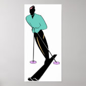 POSTER INSTRUCTEUR SKI (Devant)