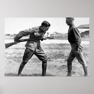 Poster Instruction de baïonnette