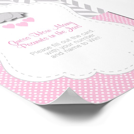 Poster Instruction de jeu Eléphant Rose (Coin)