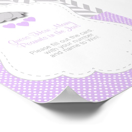 Poster Instruction de jeu Eléphant Violet (Coin)