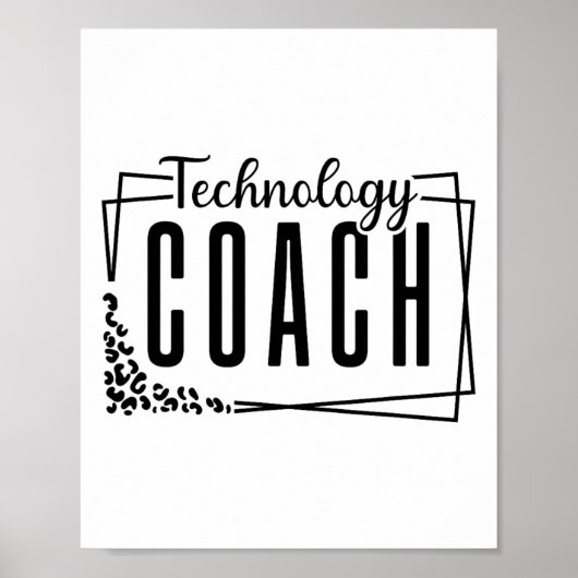 Poster Instructional Technology Coach Cool Design For Tea (Devant)