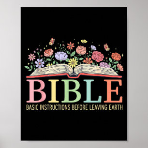 Poster Instructions Bibliques De Base Avant De Quitter La