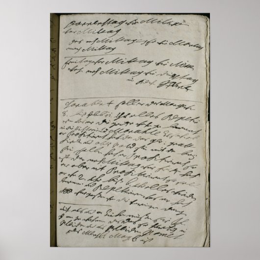 Poster Instructions émises par Friedrich Wilhelm I (Devant)