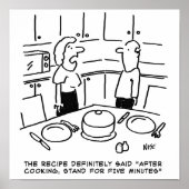 Poster Instructions pour la recette Cuisine suivie dans u (Devant)