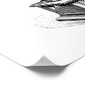 Poster Instrument de musique du lecteur de disques phonog (Coin)