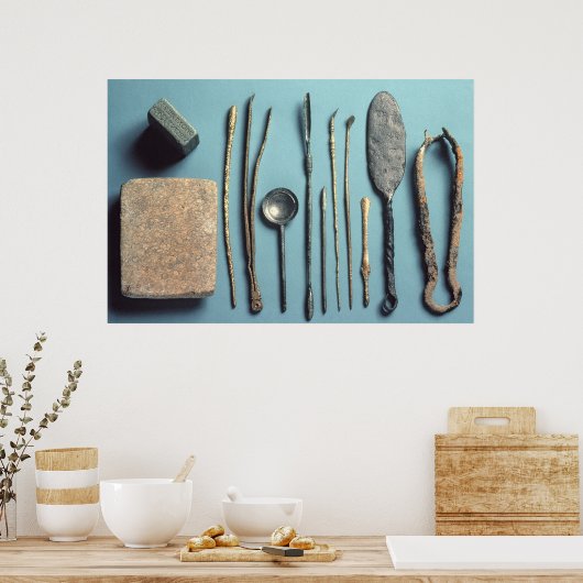 Poster Instruments chirurgicaux (Cuisine)