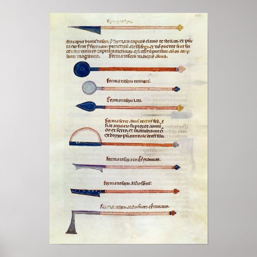 Poster Instruments chirurgicaux d'un traité (Devant)