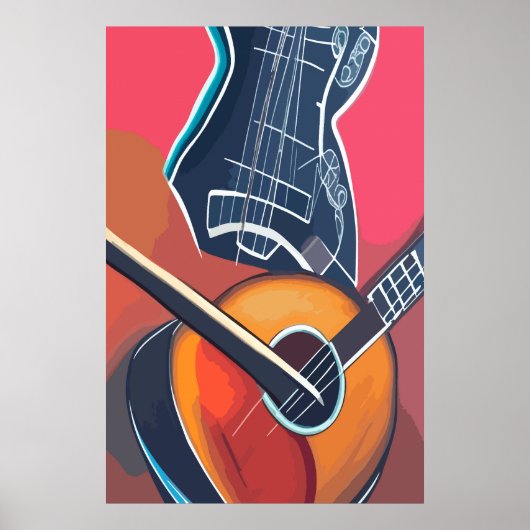 Poster Instruments d'aquarelle (Devant)