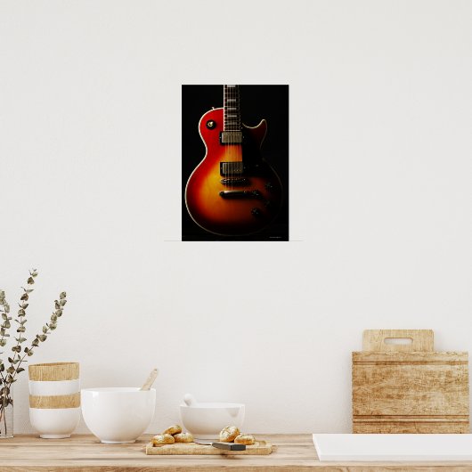 Poster Instruments de guitare (Cuisine)