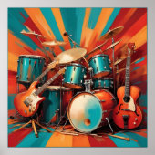 Poster Instruments de musique (Devant)