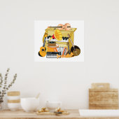 Poster Instruments de musique (Cuisine)