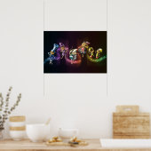 Poster Instruments de musique (Cuisine)