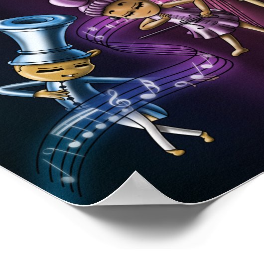 Poster Instruments de musique (Coin)