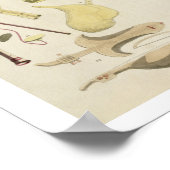 Poster Instruments de musique indiens, plaque 23 de 'Orie (Coin)