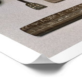 Poster Instruments de scribe (bois, ivoire, bronze et fr (Coin)