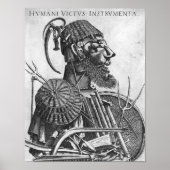 Poster Instruments de subsistance humaine, Arcimboldo (Devant)