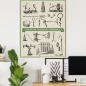 Poster Instruments et appareils de laboratoire 2 (Bureau à domicile)