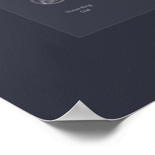 Poster Instruments mathématiques - Sombre (Coin)