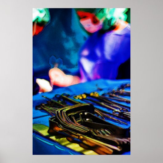 Poster Instruments Médicales (Devant)