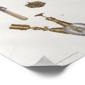 Poster Instruments Médicales chirurgicaux Anatomie Vintag (Coin)