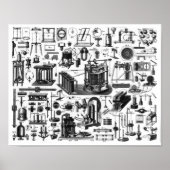 Poster Instruments scientifiques (Devant)