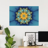 Poster Insulaire - Mandelbrot Art (Bureau à domicile)