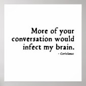 Poster Insulte de Coriolanus (version 16eC) (Devant)