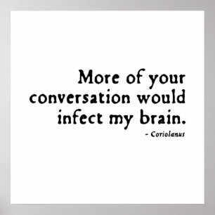 Poster Insulte de Coriolanus (version 16eC)