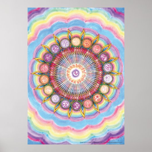 Poster Intégration Divine Mandala 6 Art Imprimer Grand (Devant)