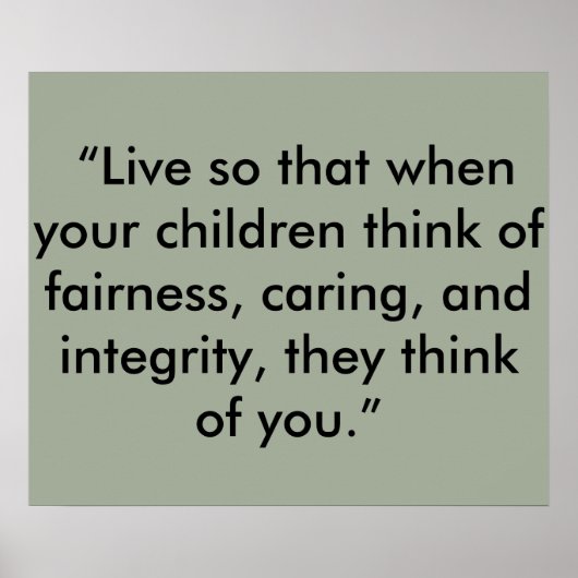 Poster intégrité (Devant)