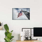 Poster Intégrité. Drapeau américain (Bureau à domicile)
