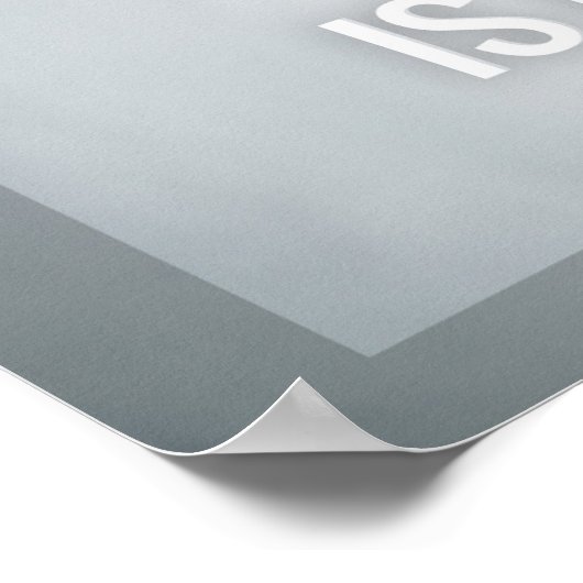 Poster Intégrité. Drapeau américain (Coin)