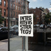 Poster Integrity As Strategy - Typography Print |Wall Art
