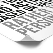 Poster Integrity Is Choosing Your Thoughts And Actions (Coin)