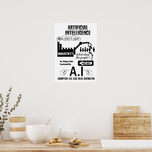 Poster Intelligence artificielle (Cuisine)