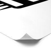 Poster Intelligence Artificielle Boss AI Drôle Design (Coin)