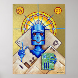 Poster Intelligence artificielle St. (série "Deus ex box"