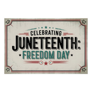 Poster Intemporel 19 juin Fête de la liberté