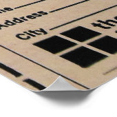 Poster Intendance de la compagnie aérienne - Intendant de (Coin)