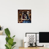 Poster Intention manifeste Witchy AI Art Matte Value (Bureau à domicile)