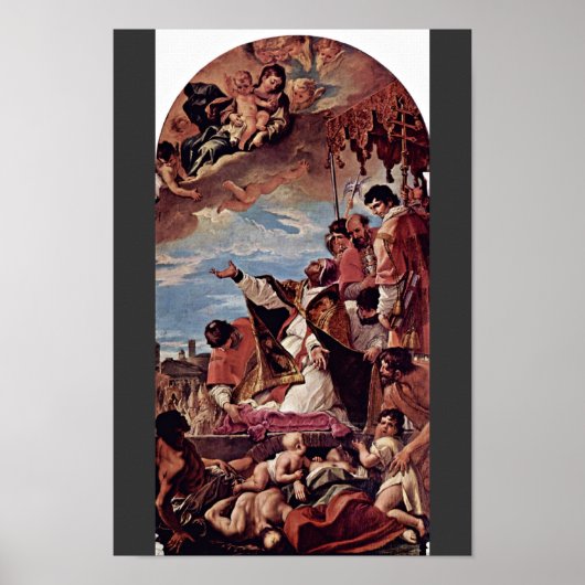 Poster Intercession, Pape Grégoire Le Grand (La Peste) (Devant)