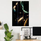 Poster Interconnected Universes (Bureau à domicile)
