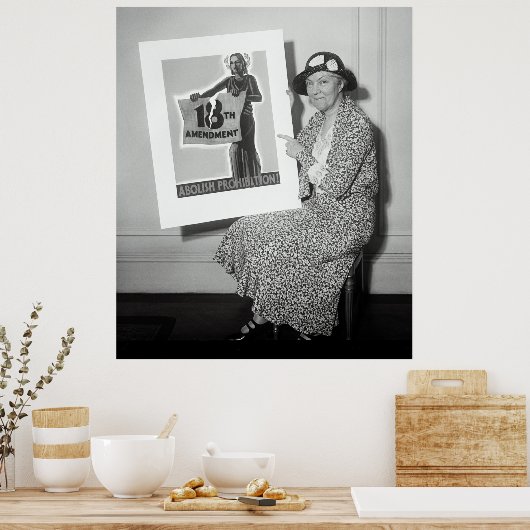 POSTER INTERDICTION D'ABROGATION 1931 (Cuisine)