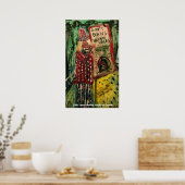 Poster Interdiction de la terreur (Cuisine)