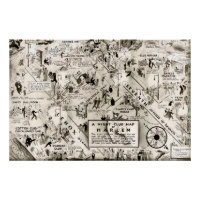 Interdiction Era Harlem, New York Speakeasy Map