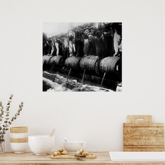 POSTER INTERDICTION KEG DUMP 1920 (Cuisine)