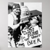 POSTER INTERDICTION - LES ANCIENS COMBATTANTS VEULENT DE  (Devant)