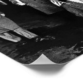 Poster Interdiction Manifestation de bière 1950's Vintage (Coin)