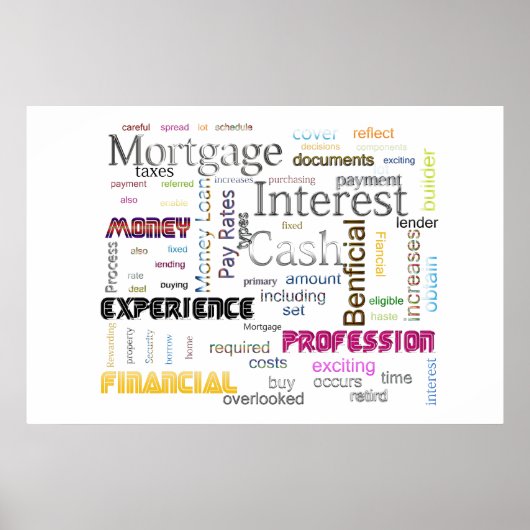 Poster Intérêt hypothécaire (Devant)