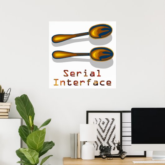 Poster Interface série (Bureau à domicile)